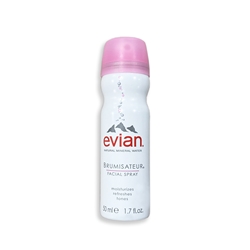 Evian Brumisateur Soothing Facial Spray evian, young skin, toni young, brumisateur, spray, natural mineral water, refreshing, toning, moisturizing